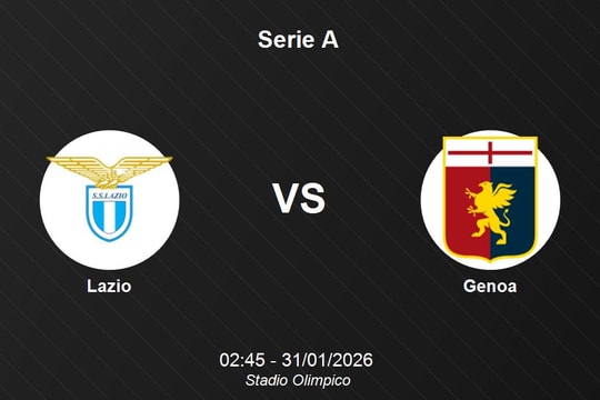 Nhận định Lazio vs Genoa - Serie A: Thử thách tại Stadio Olimpico