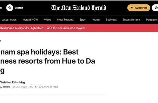 New Zealand media hails Vietnam as booming spa holiday destination