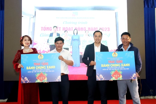 Trao 1.000 bánh chưng xanh cho đoàn viên, người lao động thành phố Đà Nẵng