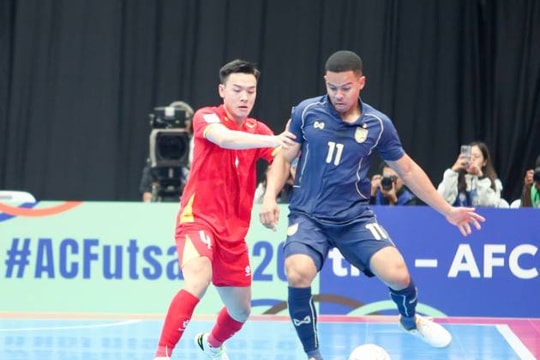 Thua sát nút Thái Lan 0-1, ĐT futsal Việt Nam nhì bảng B VCK châu Á 2026