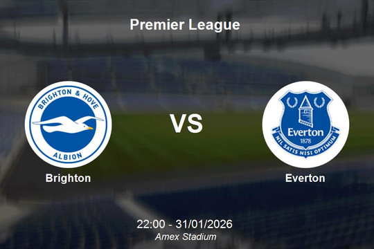 Nhận định Brighton vs Everton - Premier League: Thử thách tại Amex Stadium