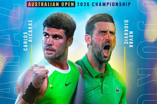 Chung kết Australian Open 2026: Carlos Alcaraz đối đầu Novak Djokovic vì cột mốc lịch sử