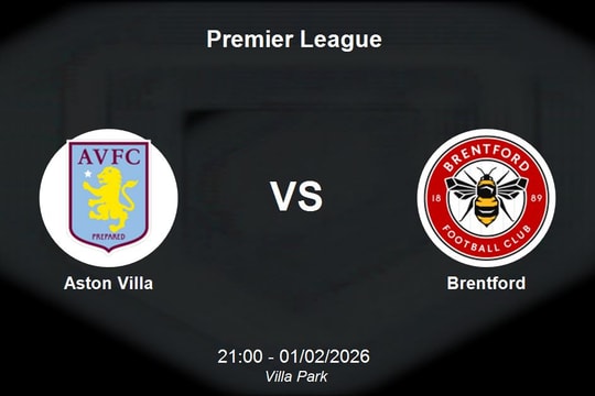 Nhận định Aston Villa vs Brentford: Bảo vệ vị thế top 3 tại Villa Park