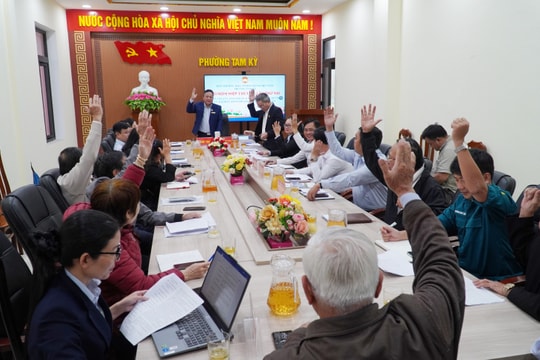 Hoàn tất lập danh sách sơ bộ người ứng cử