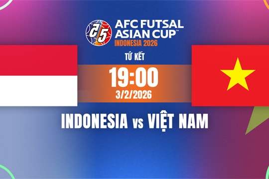 Link VTV7 trực tiếp Futsal Việt Nam vs Indonesia