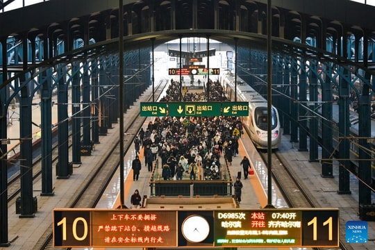Trung Quốc bắt đầu kỳ xuân vận 2026