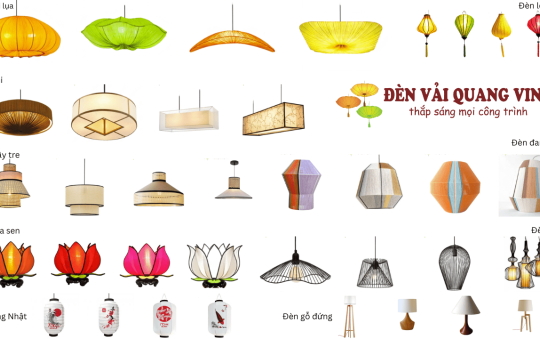 Đèn lồng vải Quang Vinh - Xưởng sản xuất đèn vải đẹp