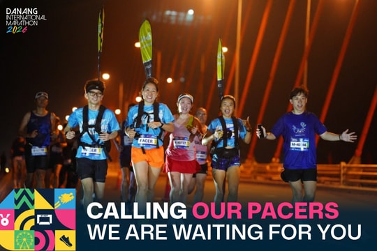 Cuộc thi Marathon quốc tế Đà Nẵng 2026 tuyển người dẫn tốc