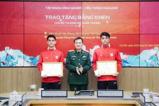 Bộ Quốc phòng vinh danh Khuất Văn Khang và Công Phương sau kỳ tích U23 châu Á 2026
