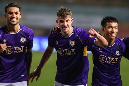 Hà Nội FC đánh bại Hải Phòng 2-0: David Fisher và Hoàng Hên rực sáng tại Hàng Đẫy