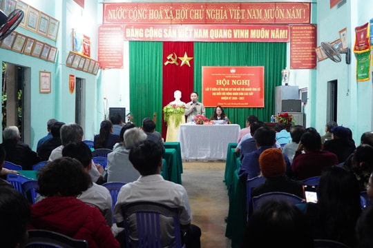 Gửi niềm tin vào người ứng cử