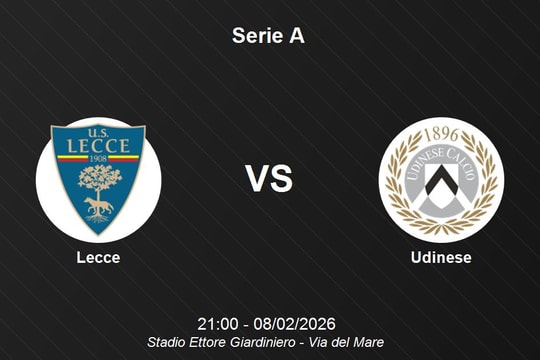 Nhận định Lecce vs Udinese - Serie A: Thử thách cực đại cho đội chủ nhà