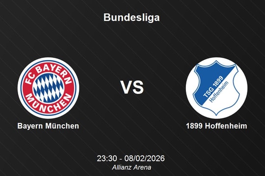 Nhận định Bayern München vs 1899 Hoffenheim - Bundesliga