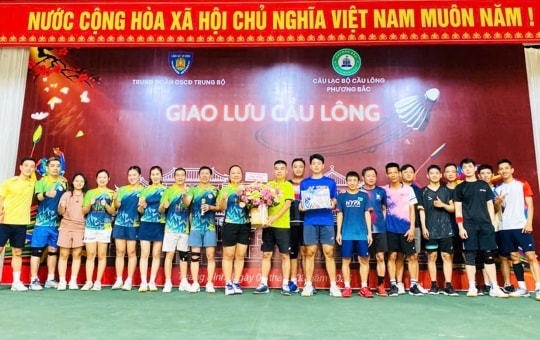 Trung đoàn Cảnh sát cơ động Trung Bộ giao lưu cầu lông mừng Đảng, mừng Xuân Bính Ngọ 2026