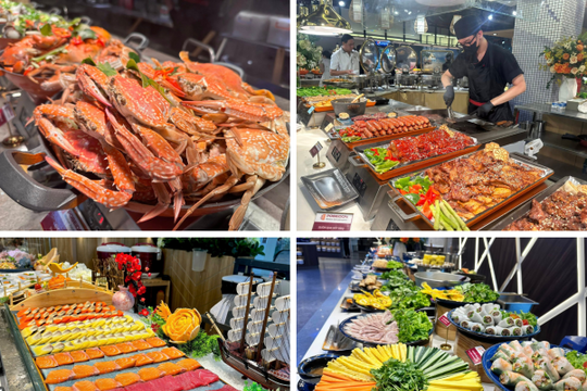 Buffet Poseidon - điểm hẹn trải nghiệm ẩm thực đa phong vị của giới trẻ Đà Nẵng