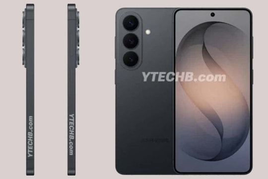 Samsung Galaxy S26 lộ ảnh render: Thiết kế camera mới, màn hình 6.3 inch và pin 4,300 mAh