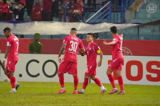 Quang Hải rực sáng với cú đúp, CAHN đè bẹp Tampines Rovers 4-0 tại Cúp C2 châu Á