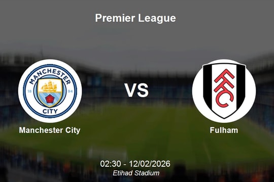Nhận định Manchester City vs Fulham - Premier League: Thử thách cho hàng thủ chủ nhà