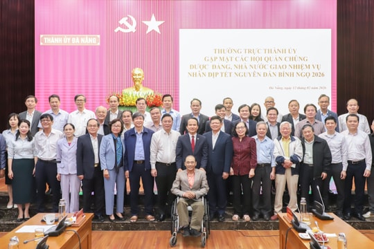 Thường trực Thành ủy gặp mặt các hội quần chúng dịp Tết Bính Ngọ 2026