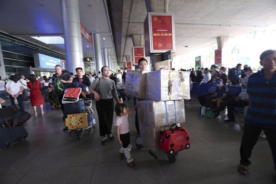 Sân bay Tân Sơn Nhất nhộn nhịp đón Việt kiều về quê ăn Tết Bính Ngọ 2026
