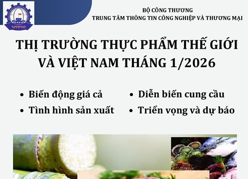 Thị trường thực phẩm tháng 1/2026: Giá lợn hơi lập đỉnh, xuất khẩu thủy sản hướng tới 11,5 tỷ USD