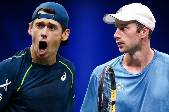 Tennis đỉnh cao 13/2: De Minaur giải mã "khổng lồ" Hà Lan, Fritz đại chiến Korda