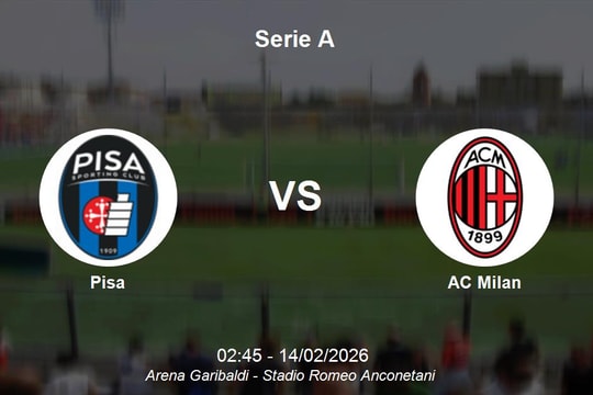 Nhận định Pisa vs AC Milan - Serie A: Thử thách cho tham vọng ngôi vương