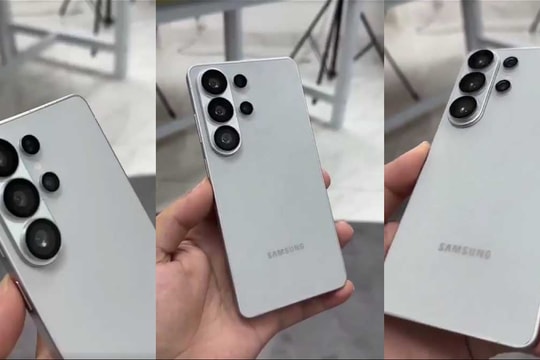 Galaxy S26 Ultra lộ diện qua ảnh mô hình màu Trắng: Thiết kế bo cong và sạc nhanh 60W