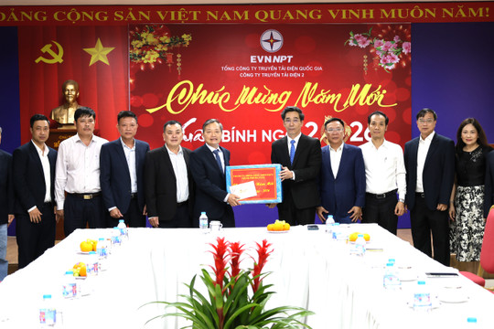 Phó Chủ tịch UBND thành phố Đà Nẵng Trần Chí Cường chúc Tết cán bộ, nhân viên ngành điện