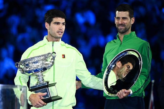 Carlos Alcaraz và hành trình chinh phục cột mốc 24 Grand Slam của Novak Djokovic