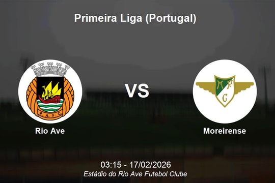 Nhận định Rio Ave vs Moreirense - Giải vô địch quốc gia Bồ Đào Nha Primeira Liga