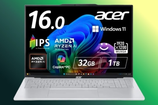 Acer ra mắt Swift Air 16: Laptop 16 inch nhẹ kỷ lục 990g thách thức mọi giới hạn di động