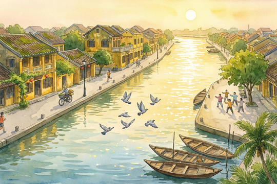 Sông Hoài không cau mày