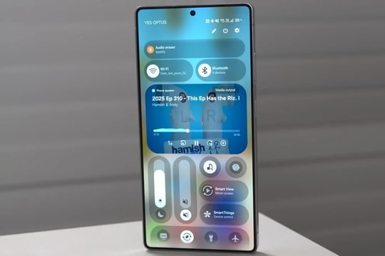 One UI 9 dựa trên Android 17 rò rỉ hình ảnh: Giao diện bo cong và tối ưu không gian hiển thị