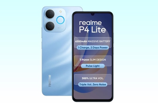 Realme P4 Lite 4G ra mắt: Pin 6,300 mAh và độ bền chuẩn quân đội với giá từ 2.85 triệu đồng