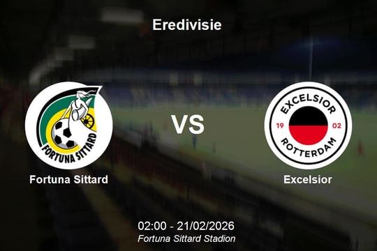 Nhận định Fortuna Sittard vs Excelsior - Cuộc đối đầu trực tiếp giành lợi thế tại Eredivisie