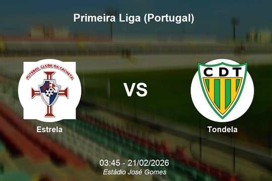 Nhận định Estrela vs Tondela - Primeira Liga (Portugal): Điểm tựa sân nhà