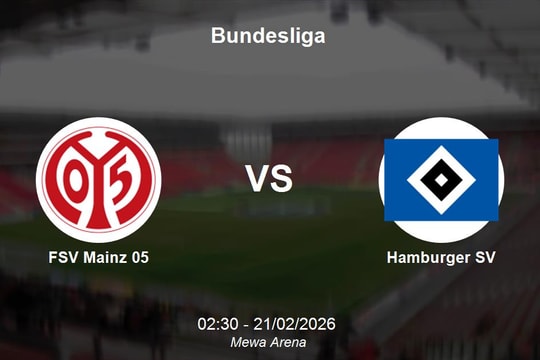Nhận định FSV Mainz 05 vs Hamburger SV - Bundesliga ngày 21/02/2026