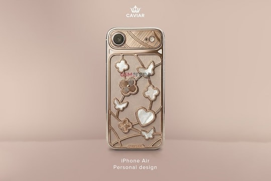 Caviar trình làng iPhone Air độc bản: Khảm vàng 24k và xà cừ, giá hơn 290 triệu đồng