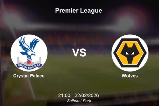 Nhận định Crystal Palace vs Wolves - Vòng 26 Premier League: Cơ hội bứt phá tại Selhurst Park