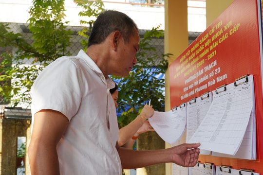 Để cử tri thực hiện quyền bầu cử