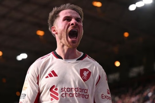 Alexis Mac Allister giải cứu Liverpool trước Nottingham Forest ở phút 90+7