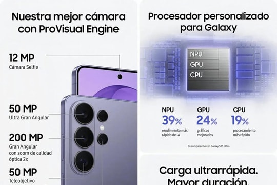 Rò rỉ tài liệu quảng cáo Galaxy S26 Ultra: Pin 31 giờ và màn hình riêng tư mới