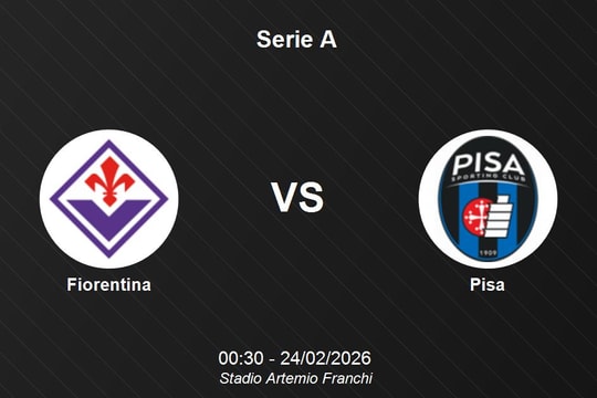 Nhận định Fiorentina vs Pisa - "Chung kết ngược" kịch tính tại Serie A