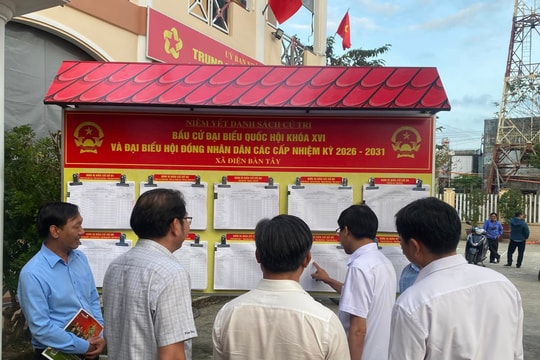 Điện Bàn Tây sẵn sàng hướng đến ngày bầu cử