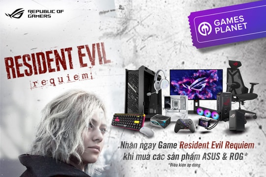 Mua linh kiện Asus và ROG nhận ngay code game Resident Evil Requiem trị giá 1,45 triệu đồng