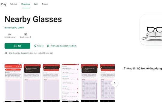 Nearby Glasses: Ứng dụng Android cảnh báo người dùng khi có kính thông minh ở gần