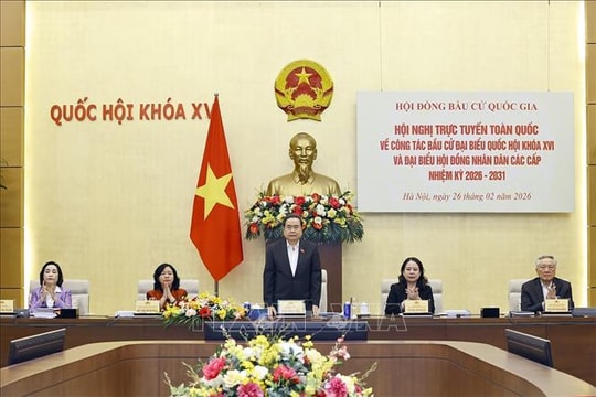Chủ tịch Quốc hội chủ trì hội nghị toàn quốc triển khai công tác bầu cử