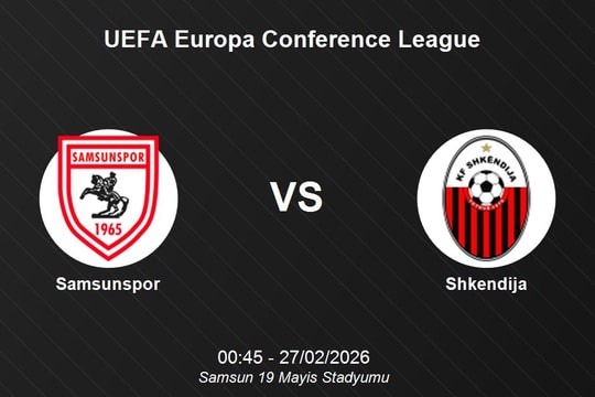Nhận định Samsunspor vs Shkendija - UEFA Europa Conference League: Lợi thế sân nhà