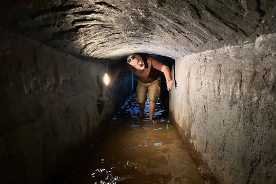 Ky Anh tunnels in Da Nang attract international visitors for exploration